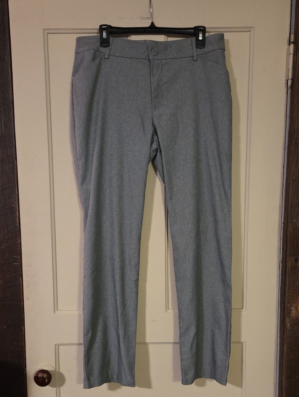 Lee Women's Gray Dress Pants - Classic Straight Fit